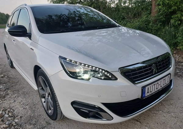 Peugeot 308 cena 45000 przebieg: 203000, rok produkcji 2015 z Poręba małe 596